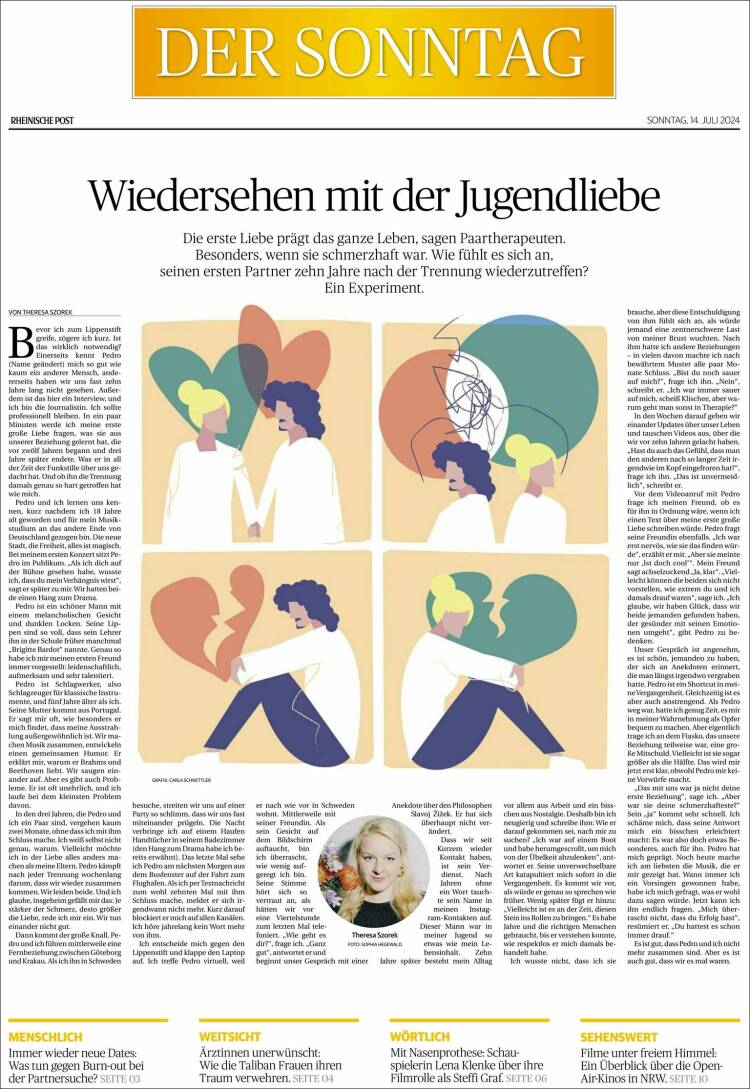 Portada de Rheinische Post (Alemania)