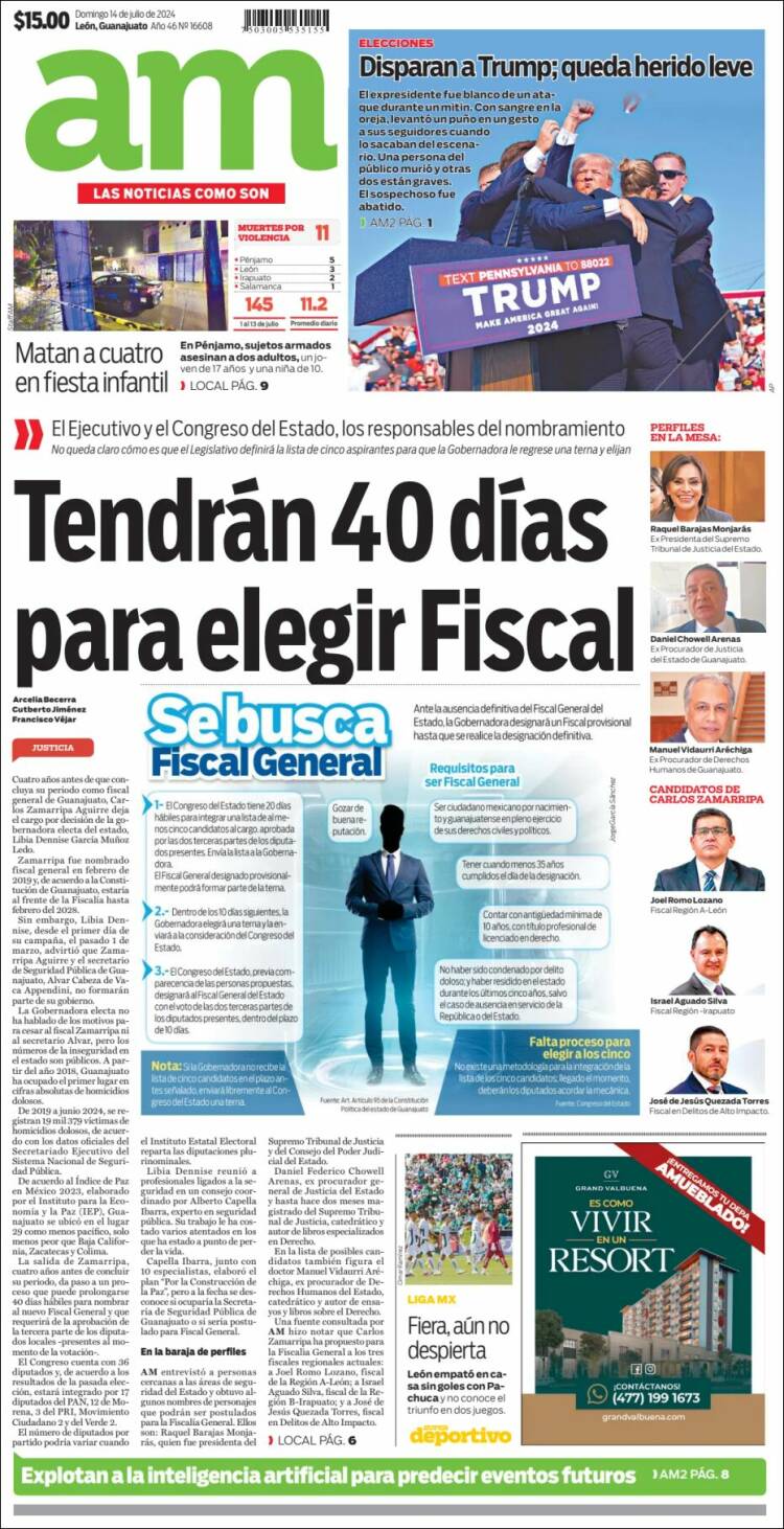 Portada de Al Día A.M. (M&eacute;xico)