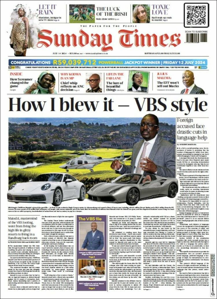 Portada de Hürriyet (Turqu&iacute;a)