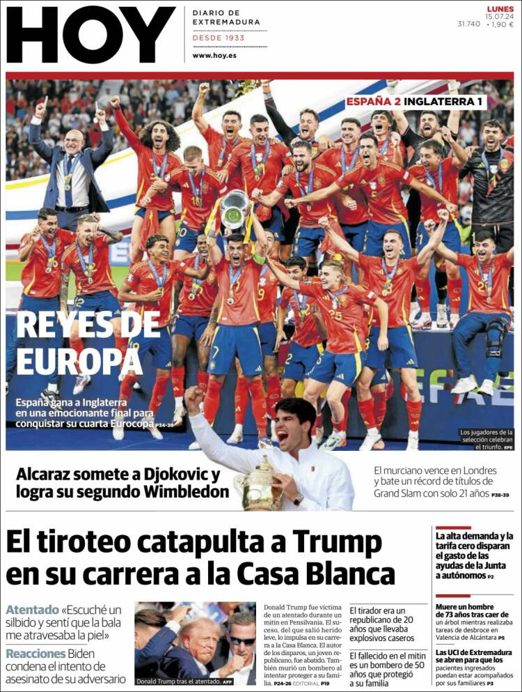 Portada de Hoy - Caceres (España)