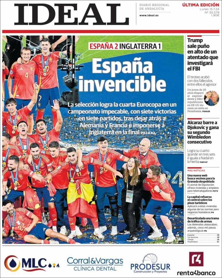 Portada de Ideal (España)