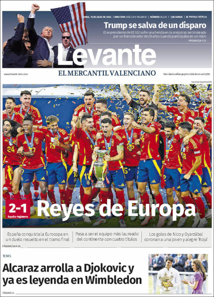 Portada de Levante (España)