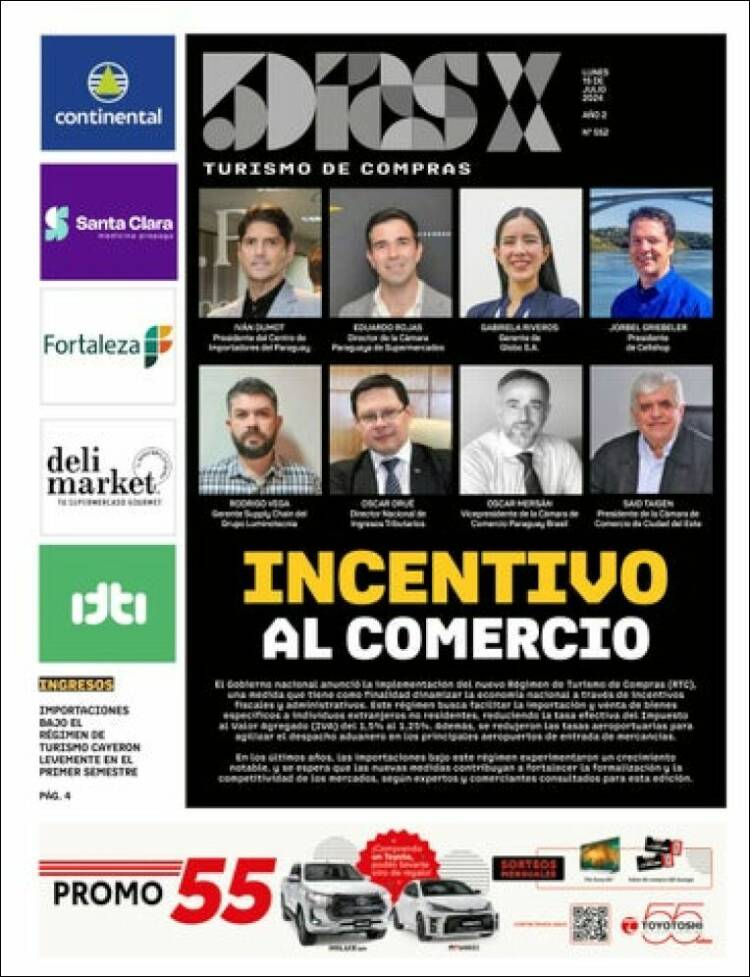 Portada de 5 Días (Paraguay)