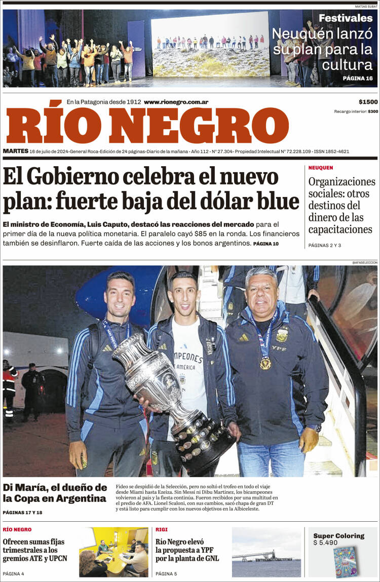 Portada de Rio Negro (Argentina)
