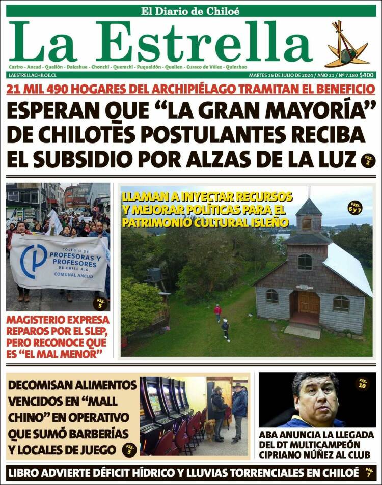 Portada de Estrella de Chiloé (Chile)