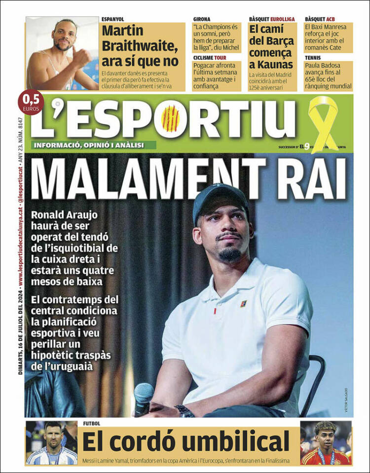 Portada de L'Esportiu (España)