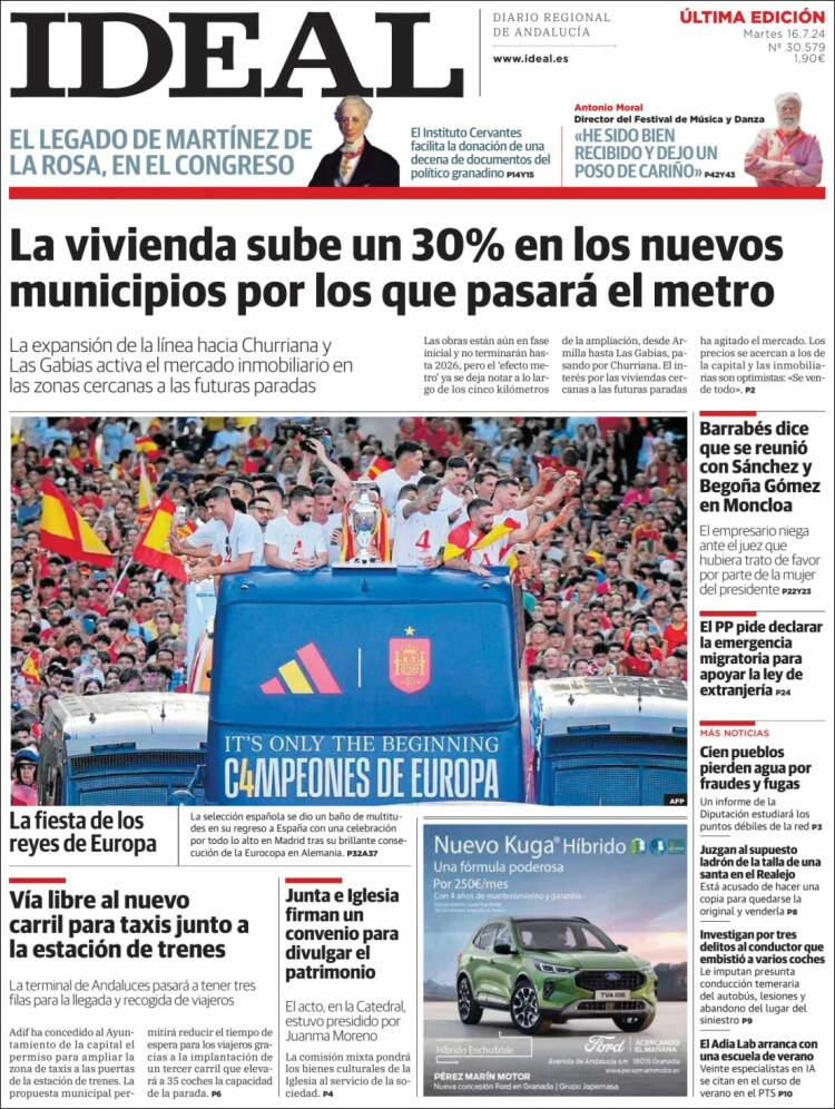 Portada de Ideal (España)