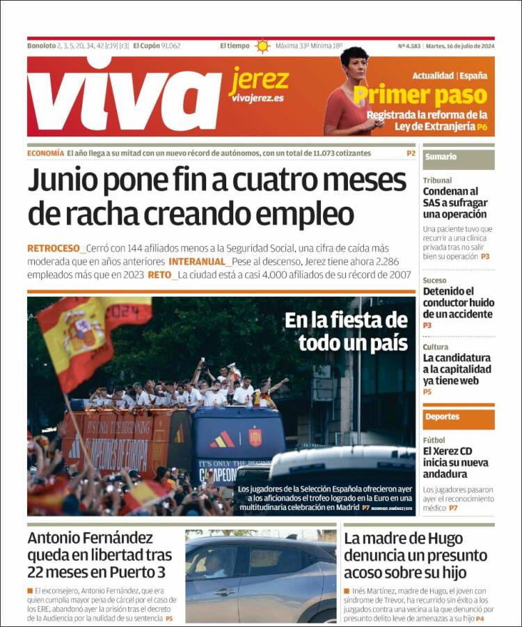 Portada de Información - Jerez (España)