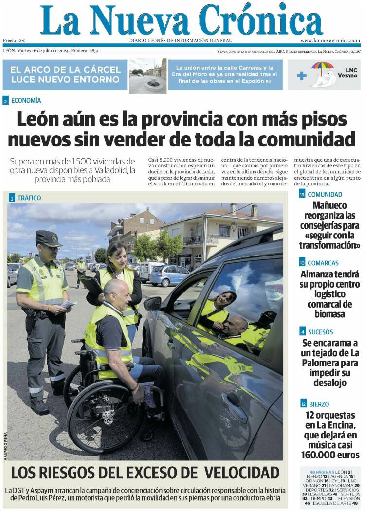 Portada de La Nueva Crónica (España)