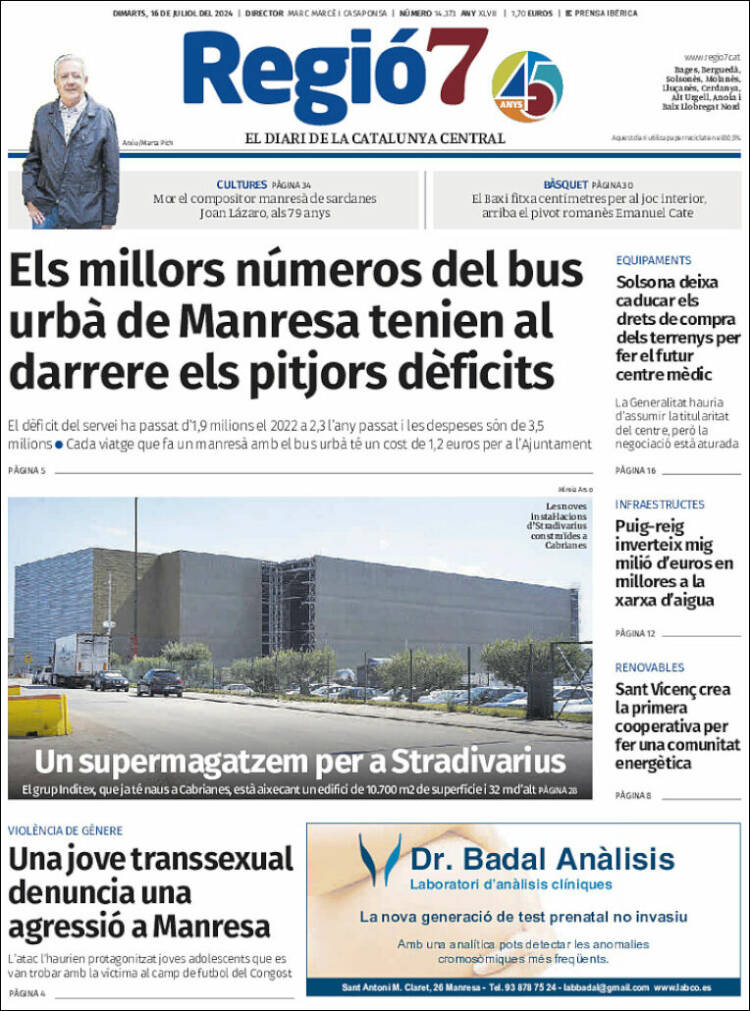 Portada de Regio7 (España)