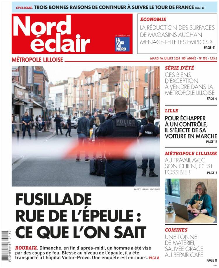 Portada de Nord Éclair (Francia)