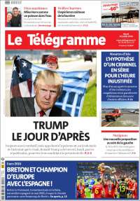 Portada de Télégramme (Francia)