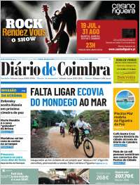 Portada de Diário de Coimbra (Portugal)