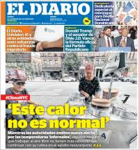 Portada de El Diario NY (USA)