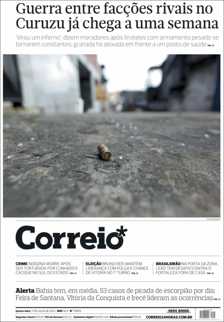 Portada de Correio* (Brasil)