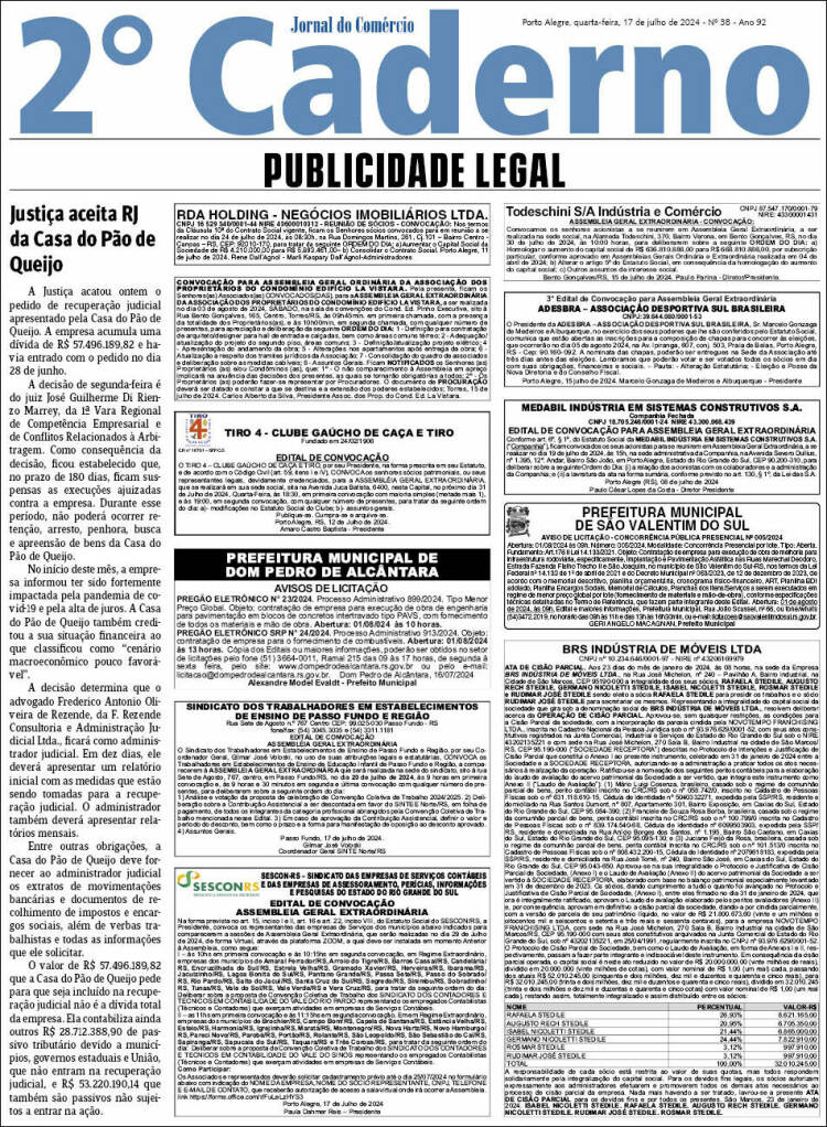 Portada de Jornal do Comércio (Brasil)