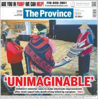 Portada de The Province (Canadá)