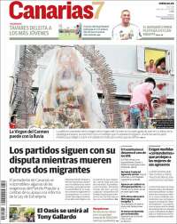 Portada de Canarias 7 (España)