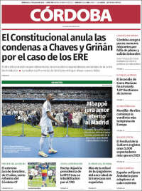 Portada de Diario de Córdoba (España)