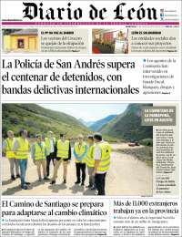 Portada de Diario de León (España)