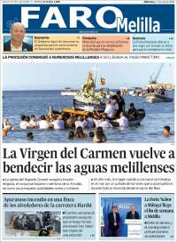 Portada de El Faro de Melilla (España)