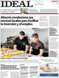 Portada de Ideal Almeria (España)