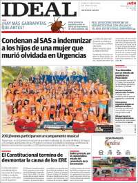 Portada de El Ideal de Jaén (España)