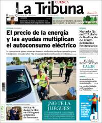 Portada de La Tribuna de Cuenca (España)