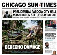 Portada de Chicago Sun-Times (USA)