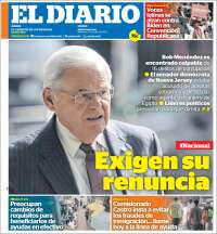 Portada de El Diario NY (USA)