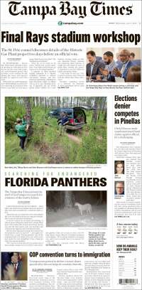 Portada de Tampa Bay Times (USA)