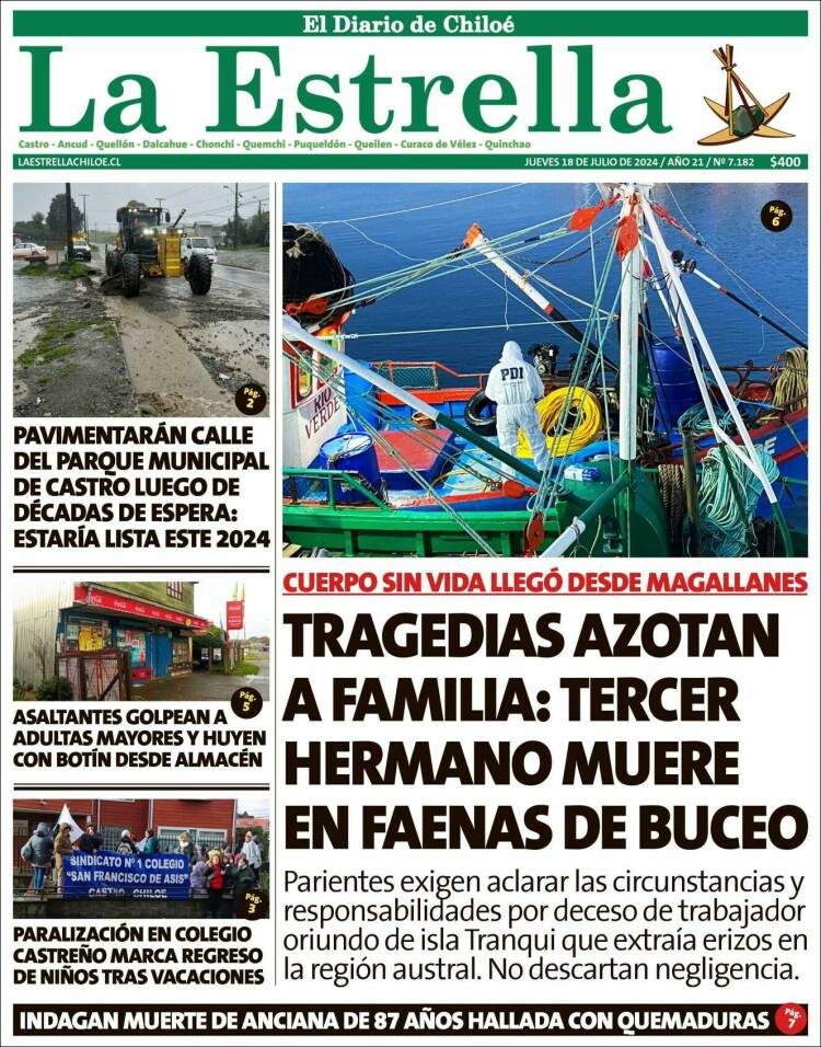 Portada de Estrella de Chiloé (Chile)