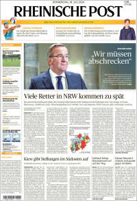 Portada de Rheinische Post (Alemania)