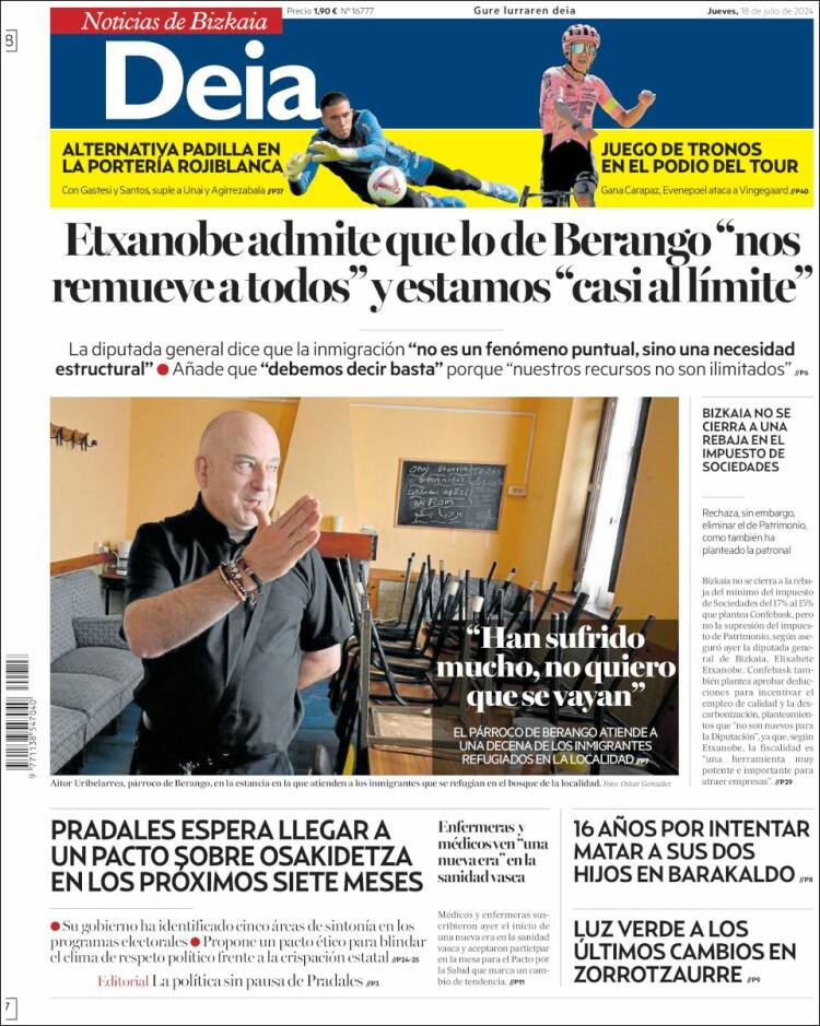 Portada de Deia (España)