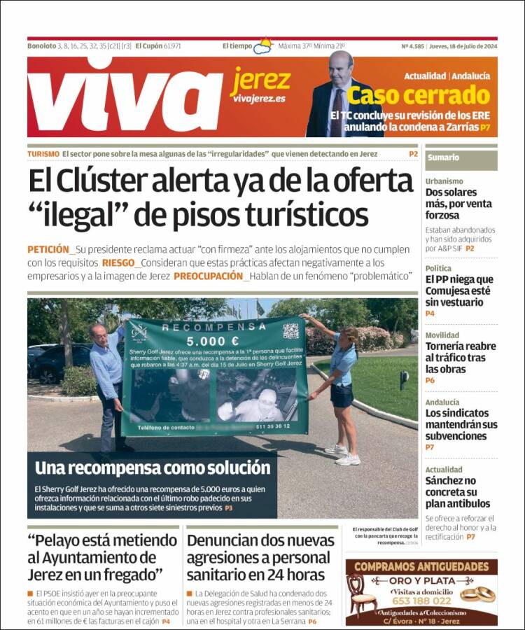 Portada de Información - Jerez (España)