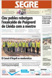 Portada de Segre (España)