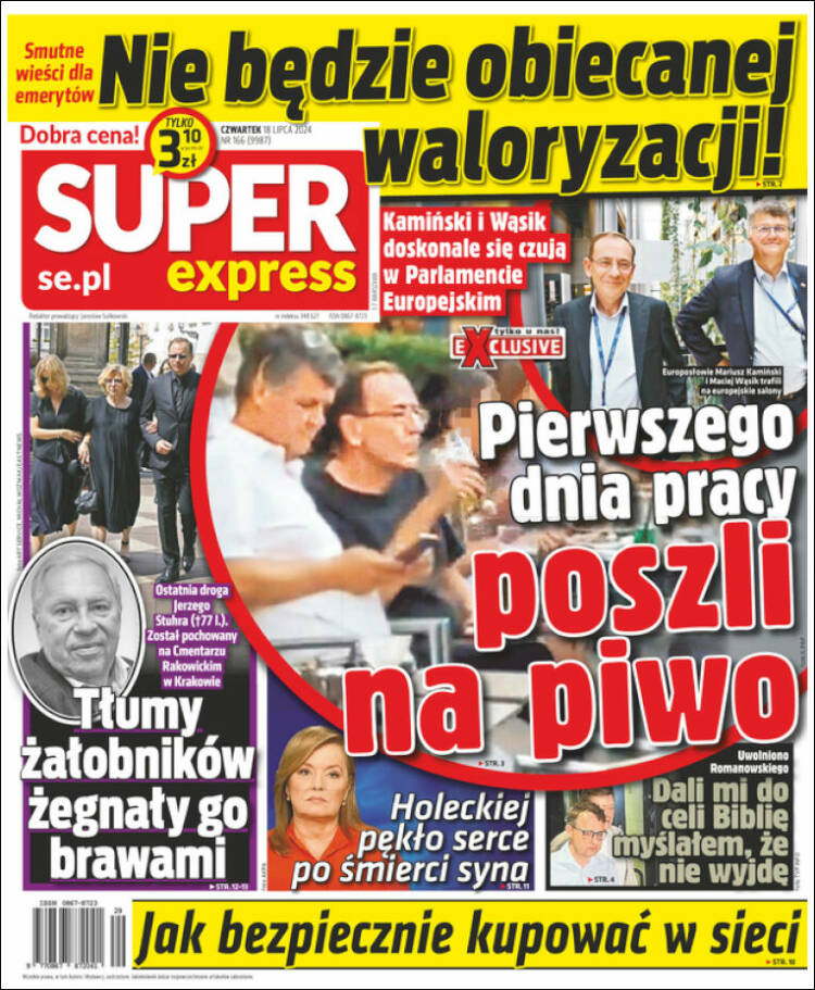 Portada de Super Express (Polonia)