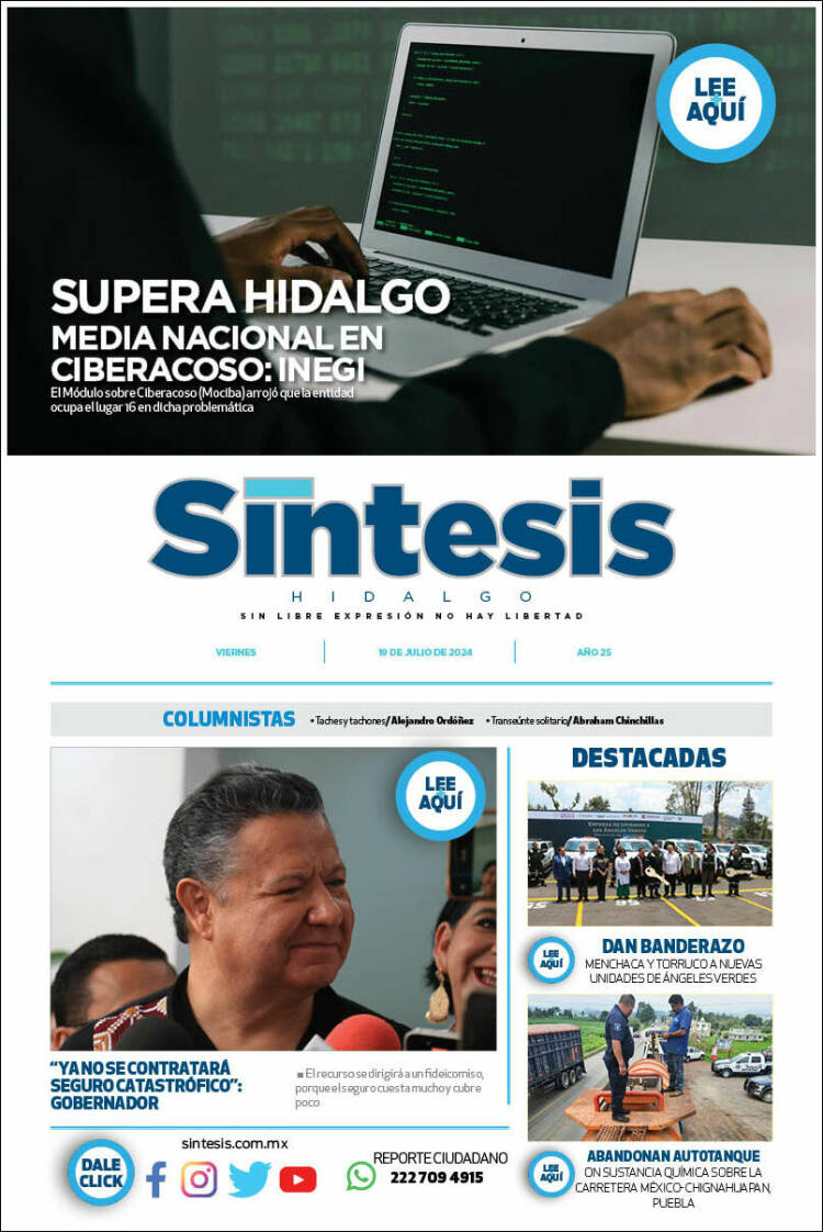 Portada de Sistesis - Hidalgo (M&eacute;xico)