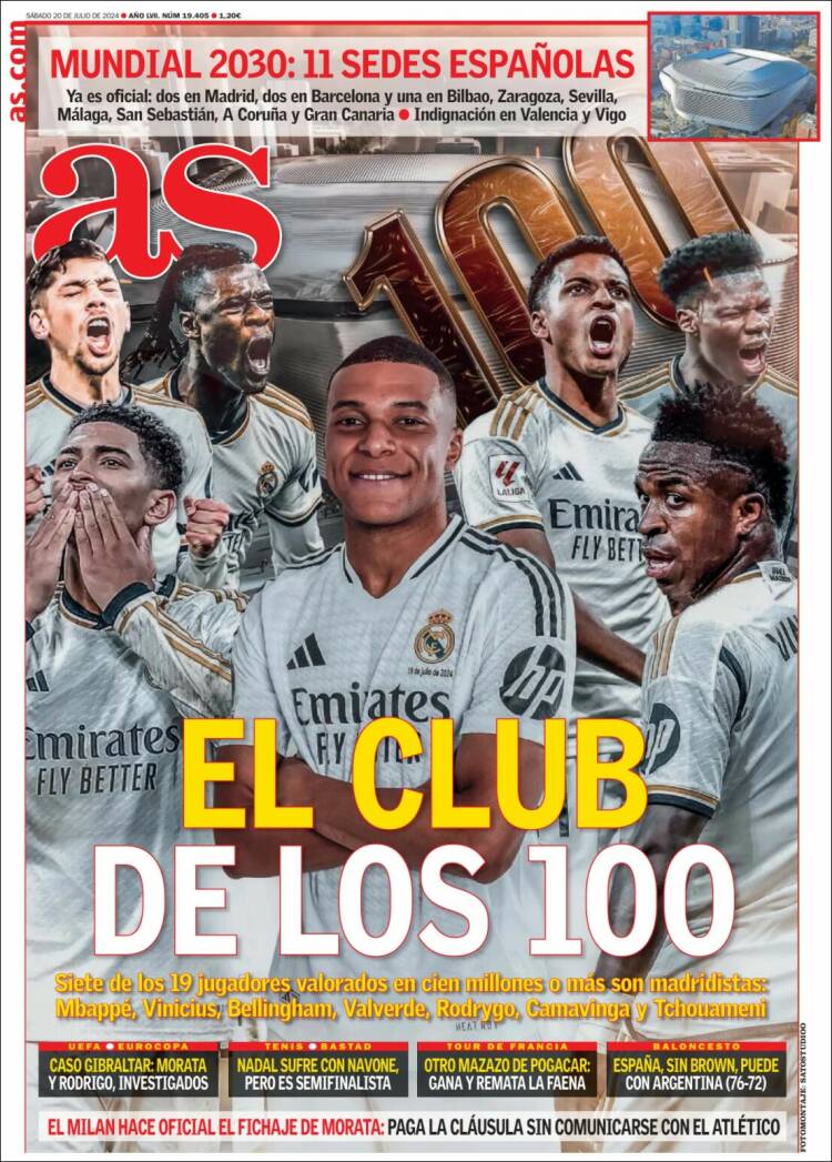 Portada de As (España)