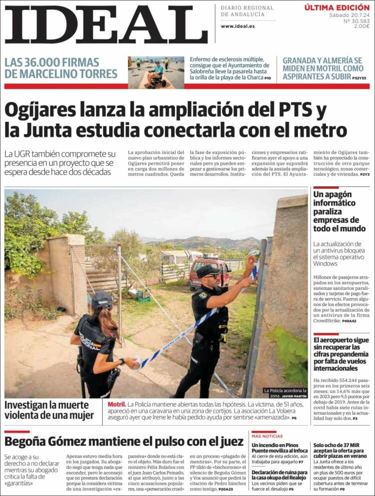 Portada de Ideal (España)