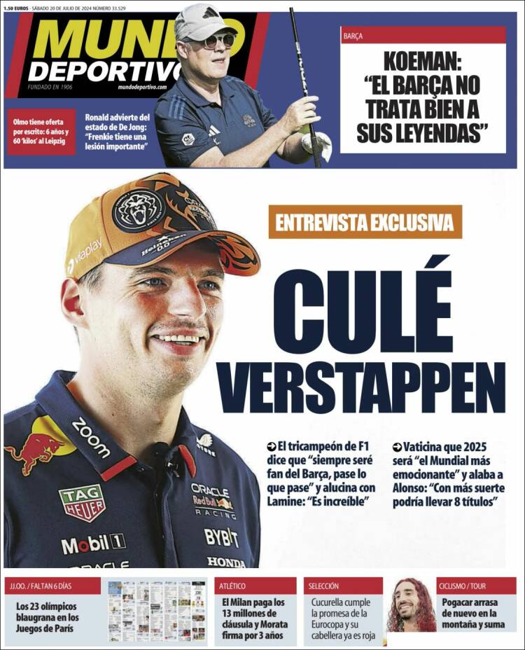 Portada de Mundo Atlético (España)