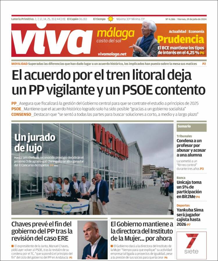 Portada de Viva Málaga (España)