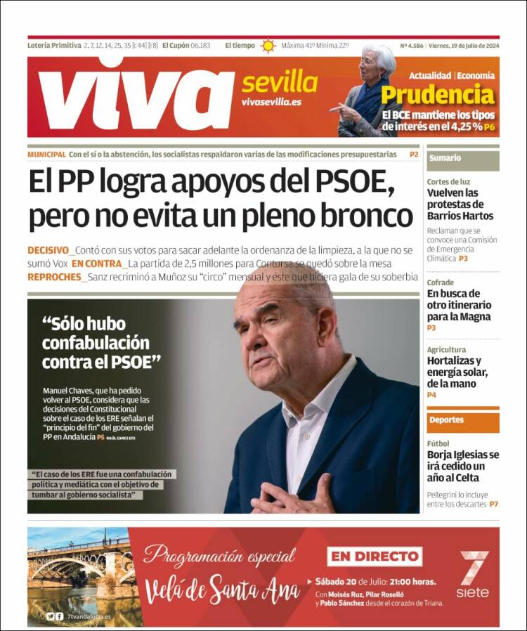 Portada de Viva Sevilla (España)