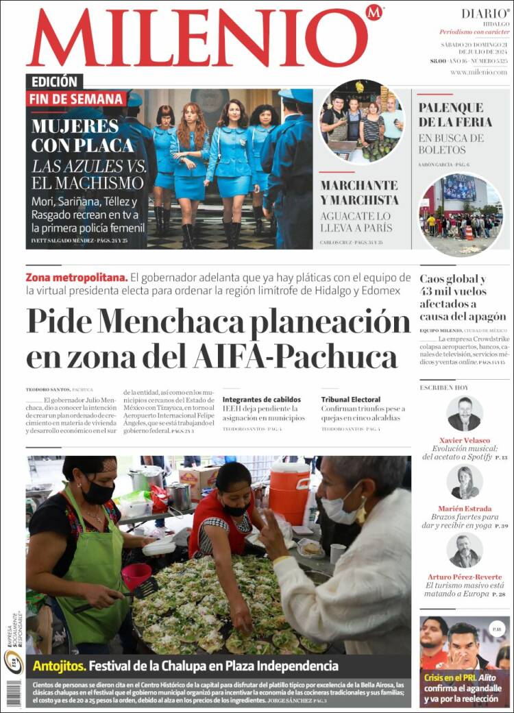 Portada de Milenio de Hidalgo (M&eacute;xico)