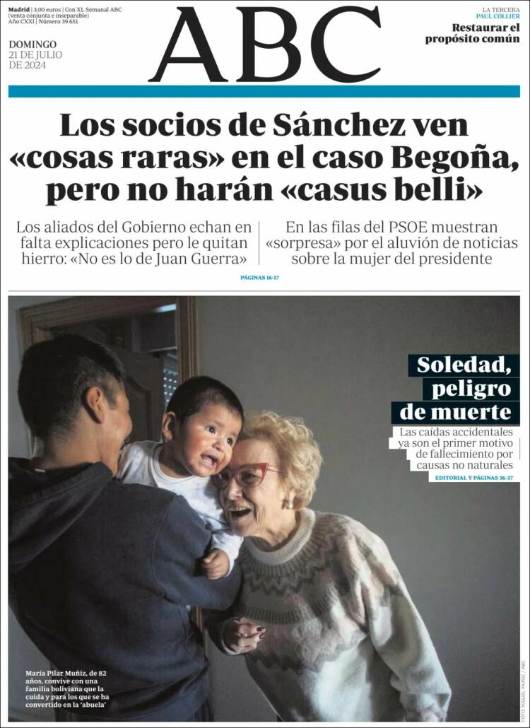 Portada de ABC (España)