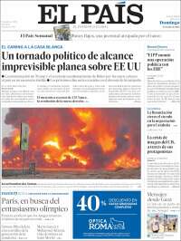 Portada de El País (España)