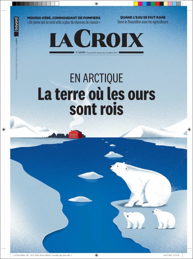 Portada de La Croix (Francia)