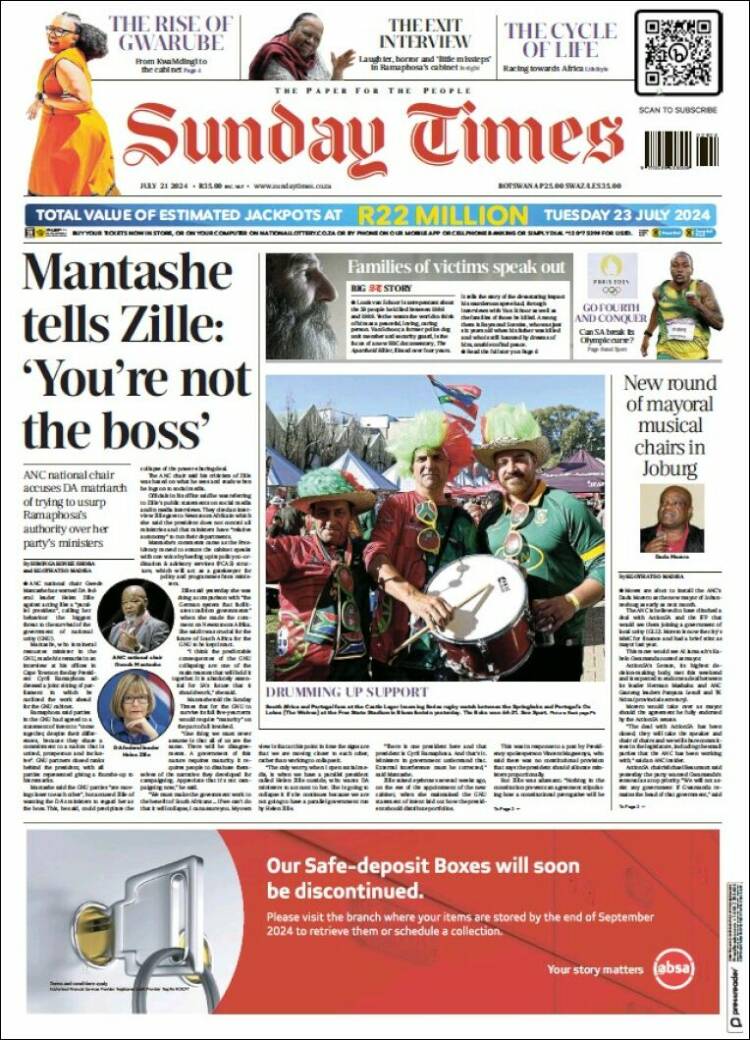 Portada de Hürriyet (Turqu&iacute;a)