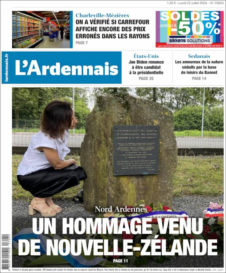 Portada de L'Ardenais (Francia)