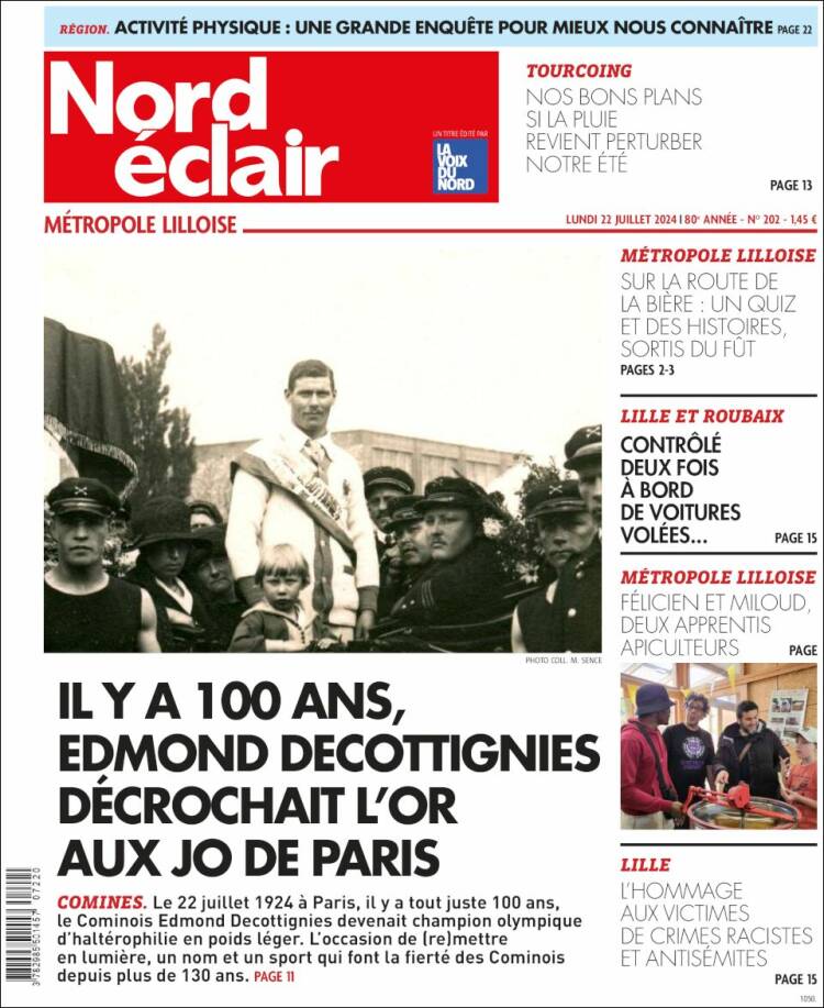 Portada de Nord Éclair (Francia)